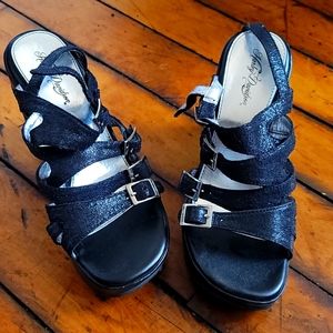 Harley Davidson Wedge Sandels Size 7